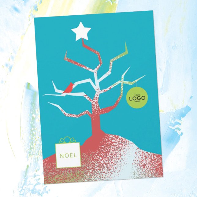 Carte de vacances corporate TREE OF ART (Créateur téléchargé)