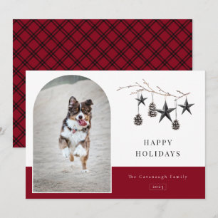 Carte de vacances Cosy Nature Arch Cadre photo