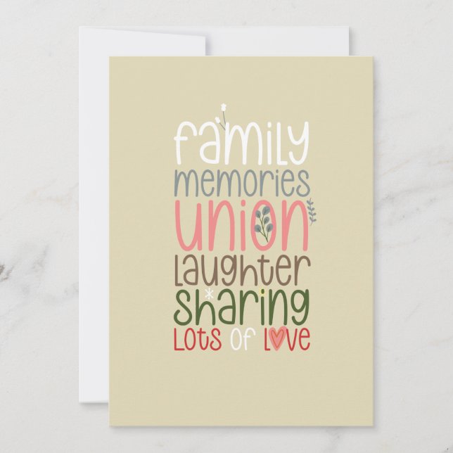 Carte de vacances couleur Spirit de Noël (Devant)