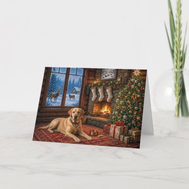 Carte de vacances Country Labrador Retriever  (Devant)