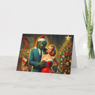 Carte de vacances créature Joyeux Creepmas