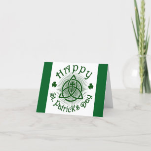 Carte de vacances Croix et Trèfles