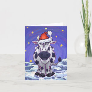 Carte de vacances Cute Cow