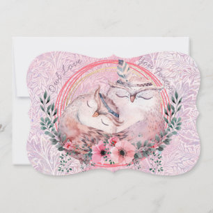 Carte de vacances Cute Owls