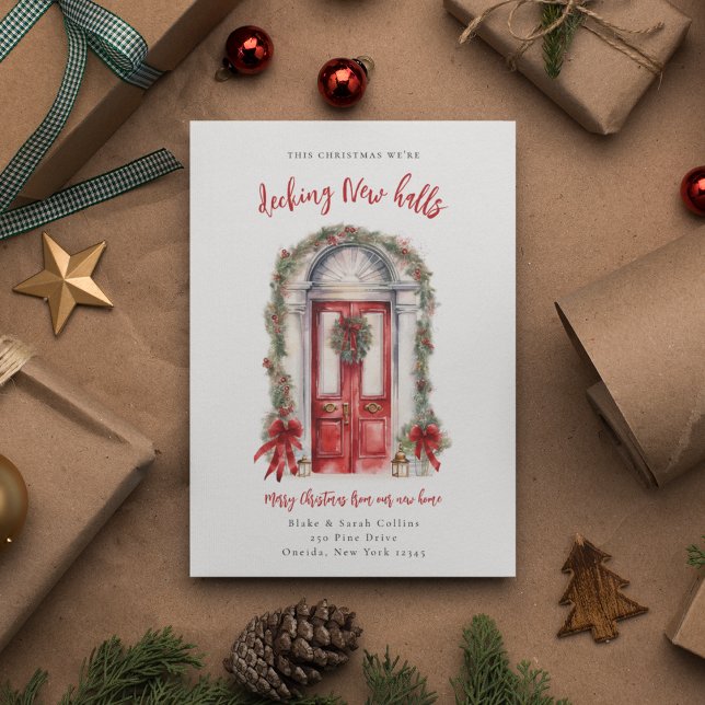 Carte de vacances de Faire-part de déménagement De (Créateur téléchargé)