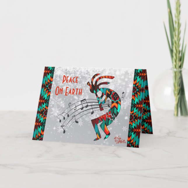 Carte de vacances de Kokopelli du Sud-Ouest (Devant)