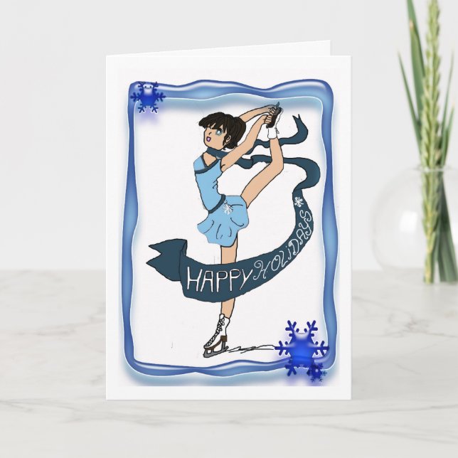 Carte de vacances de la glace sk8r de Manga (Devant)