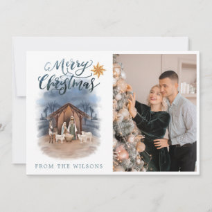 Carte de vacances de la petite ville de Bethléem