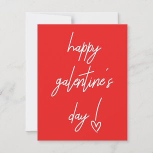 Carte de vacances de la Saint-Valentin Galentine j