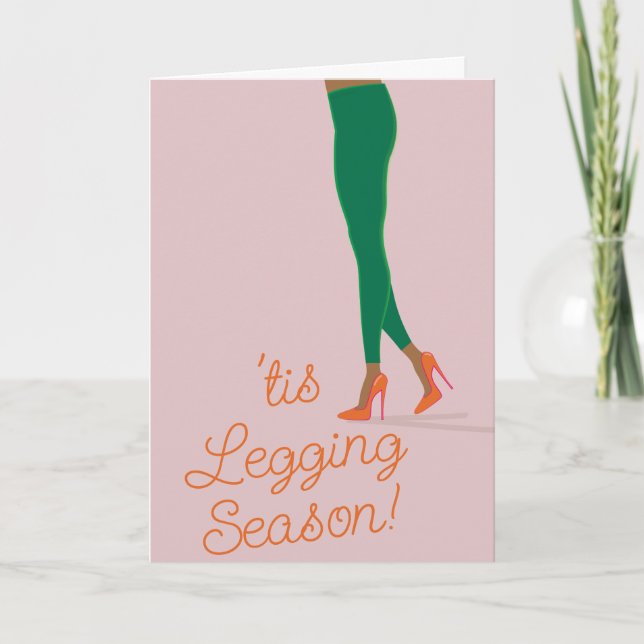 Carte de vacances de la saison de Legging (Devant)