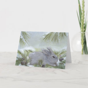 Carte de vacances de lapin