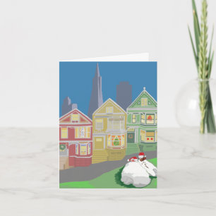 Carte de vacances de lapin - San Francisco