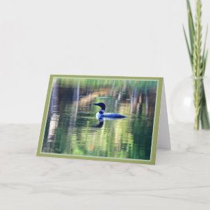 Carte de vacances de l'étang de Walden avec un plo