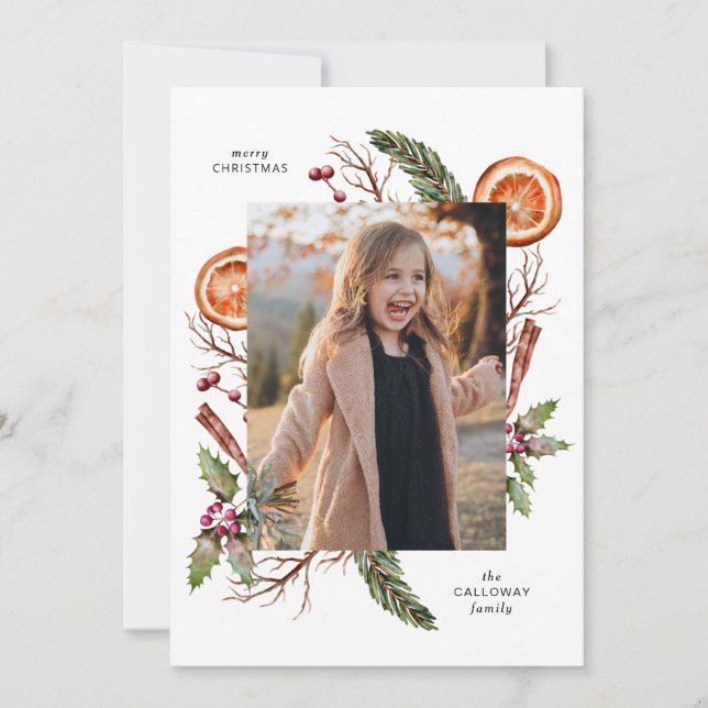 Carte de vacances de Noël (Devant)