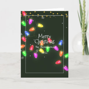 Carte de vacances de Noël