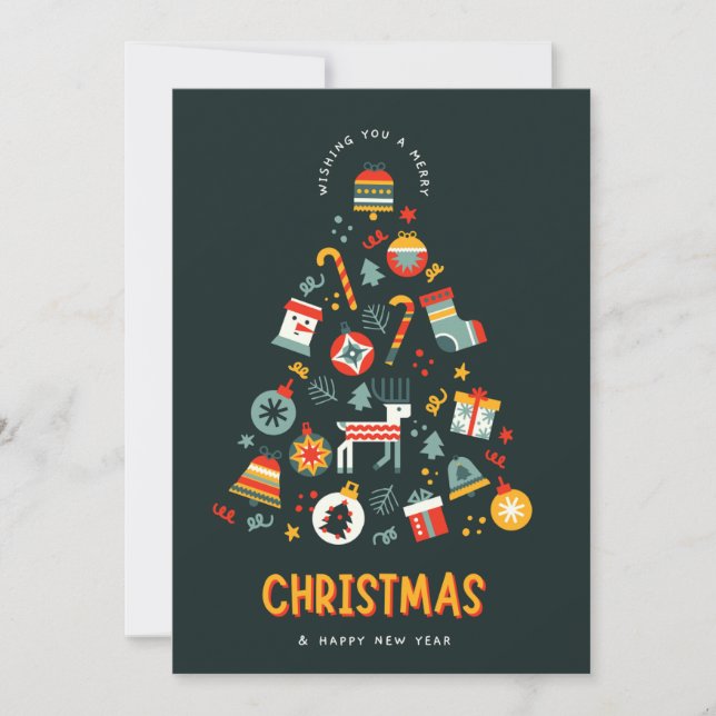 Carte de vacances de Noël (Devant)