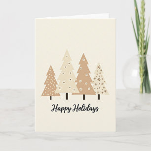 Carte de vacances de Noël arbre de Noël