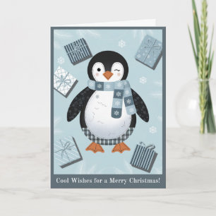 Carte de vacances de Noël cool