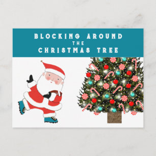 Carte de vacances de Noël de football