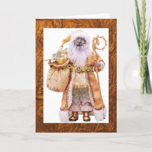 Carte de vacances de Noël de Père Noël