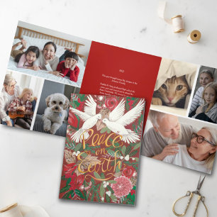 Carte de vacances de Noël Doses Peace on Earth