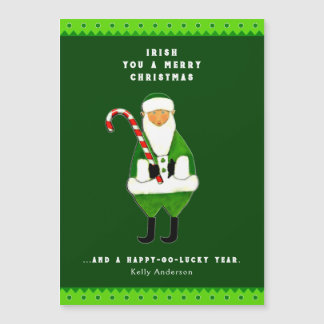 Carte de vacances de Noël irlandaise