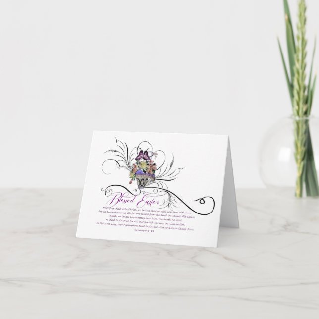 Carte de vacances de Pâques (Devant)