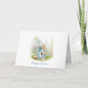 Carte de vacances de Pâques Peter Rabbit