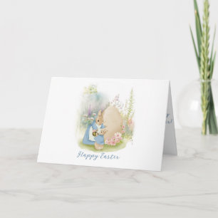 Carte de vacances de Pâques Peter Rabbit
