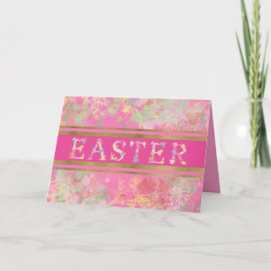Carte de vacances de Pâques Springs Watercolor