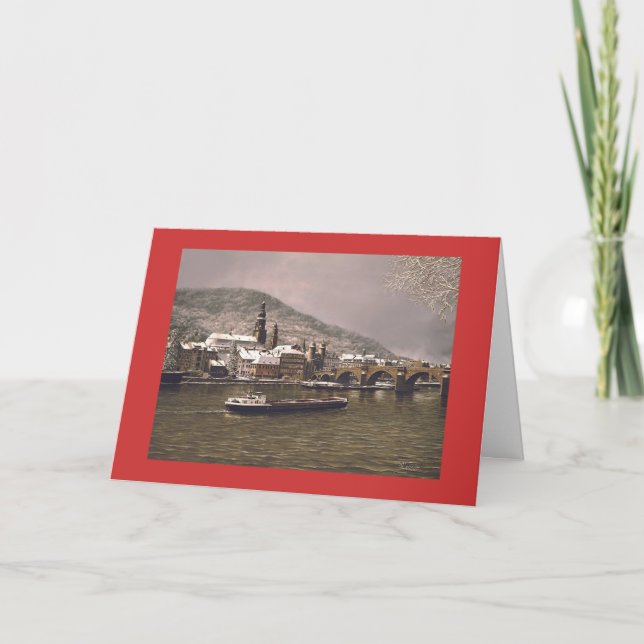 Carte de vacances de Paul McGehee "hiver à (Devant)