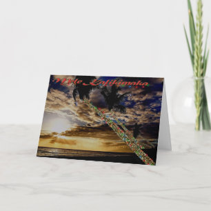 Carte de vacances de paumes de Kaanapali