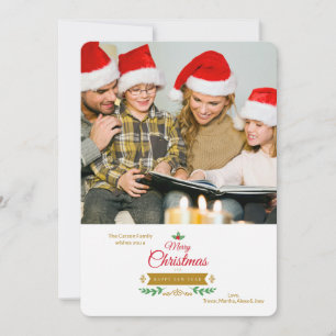 Carte de vacances de photo de l'élément 1 de Noël