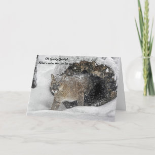 Carte de vacances de puma