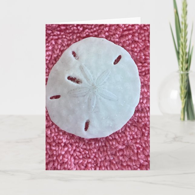 Carte de vacances de sable (Devant)