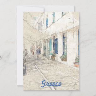 Carte de vacances de Spetses Grèce – Traditionnel