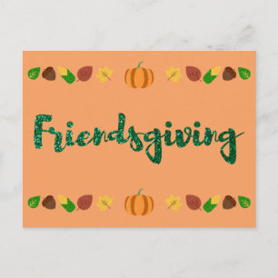 Carte de vacances de Thanksgiving Friendsgiving