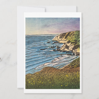 Carte de vacances de Tomales Bay Trail Flat
