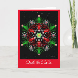 Carte de vacances Deck the Halls