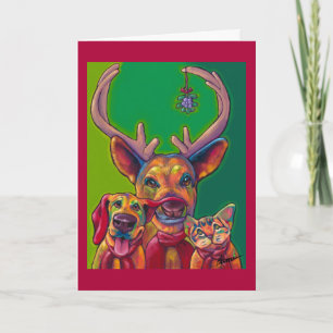 Carte de vacances Deer Friends par Ron Burns