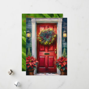 Carte de vacances d'hiver personnalisable Cozy