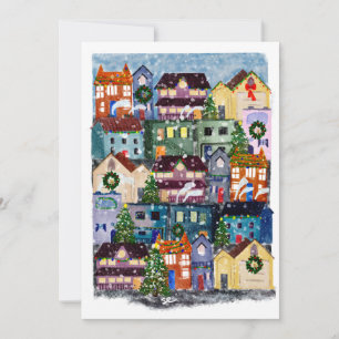 Carte de vacances d'hiver vierge