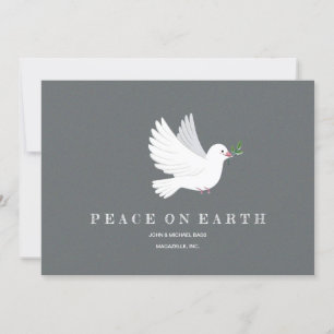 Carte de vacances Dove Peace