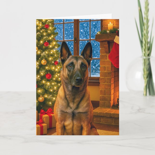Carte de vacances du Malinois Belge (Devant)