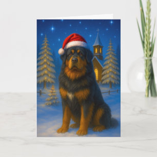 Carte de vacances du Mastiff Tibétain