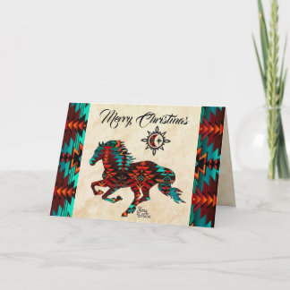 Carte de vacances du sud-ouest du cheval