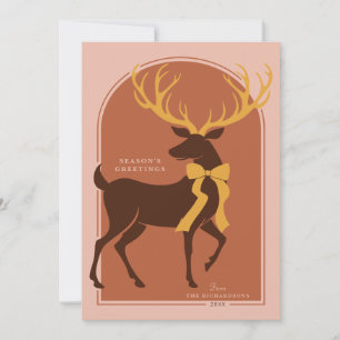 Carte de vacances élégante « Season's Greetings » 