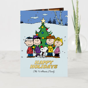 Carte De Vacances En Aluminium Arachides Joyeux Noël Ajouter votre photo et vot