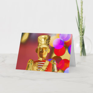 Carte De Vacances En Aluminium L'ami soldat jouet classique de Noël de SlipperyJo