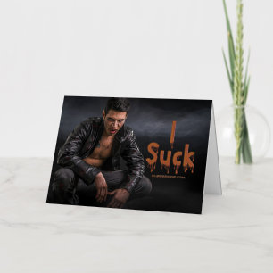 Carte De Vacances En Aluminium Les crocs de la pâle figure vampirique d'Halloween